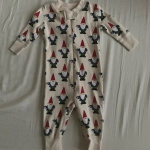 Hanna Anderson Gnome Christmas Onesie, 0-3mos